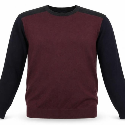 Easy Mens Red  Knit Pullover Jumper Size L