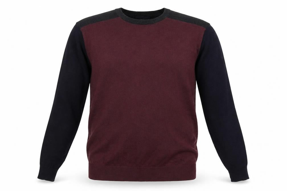 Easy Mens Red  Knit Pullover Jumper Size L