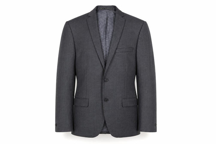 Red Herring Mens Grey Jacket Suit Jacket Size 36