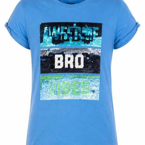 Blue Zoo Girls Blue   Basic T-Shirt Size 13-14 Years