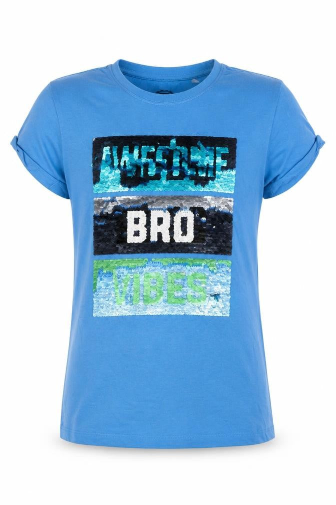 Blue Zoo Girls Blue   Basic T-Shirt Size 13-14 Years