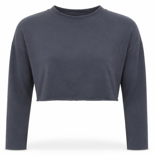 Boohoo Womens Grey   Cropped T-Shirt Size 12