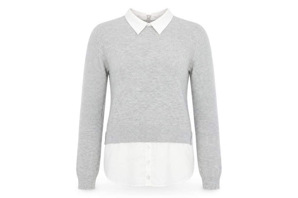 Primark Womens Grey   Pullover Jumper Size S
