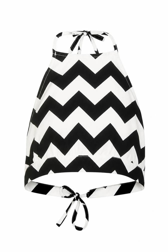 Preworn Womens Black   Cropped Blouse Size S