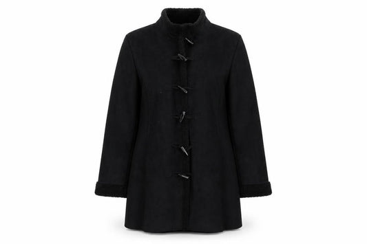 Front view of Per Una women’s black jacket, size L