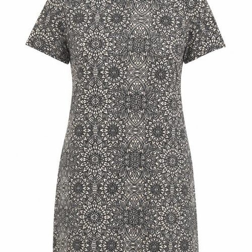 Boohoo Womens Black Geometric  Bodycon  Size 10
