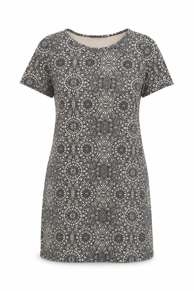 Boohoo Womens Black Geometric  Bodycon  Size 10