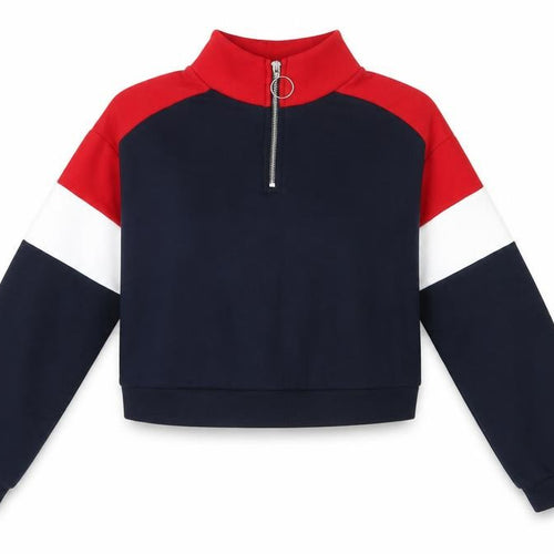 Divided Womens Black  Jersey Pullover Sweatshirt Size XS  - Cropped