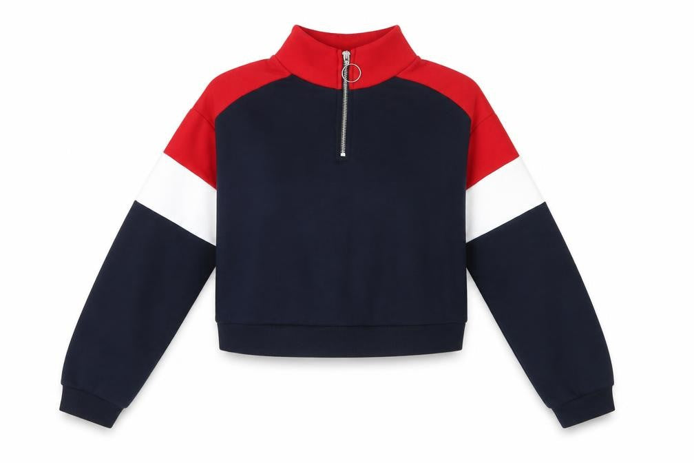 Divided Womens Black  Jersey Pullover Sweatshirt Size XS  - Cropped