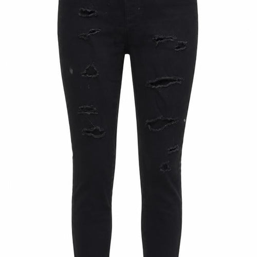 Miss Denim Womens Black  Denim Jegging Jeans Size 6 L29 in