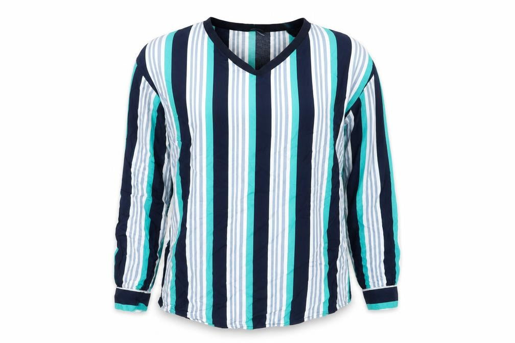 Sinsay Womens Multicoloured Striped  Tunic Blouse Size L