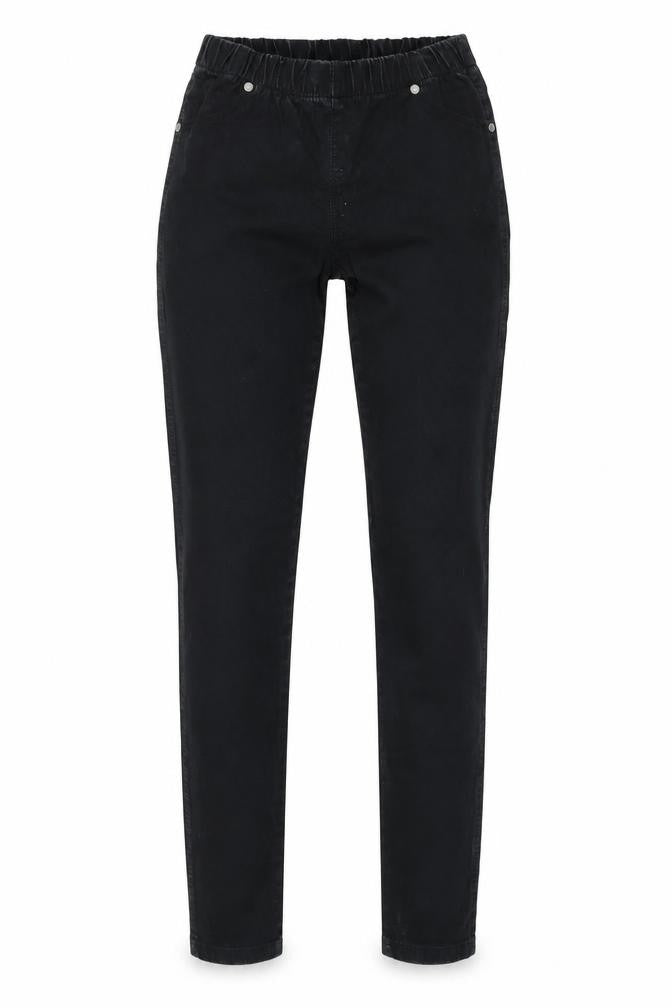 Denim & Co. Womens Black  Denim Jegging Jeans Size 8 L30 in