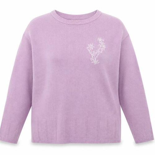 Julipa Womens Purple  Knit Pullover Jumper Size 16