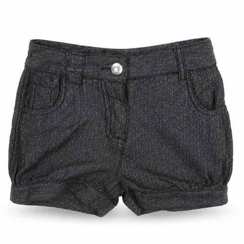 TU Girls Grey Herringbone  Cut-Off Shorts Size 6 Years