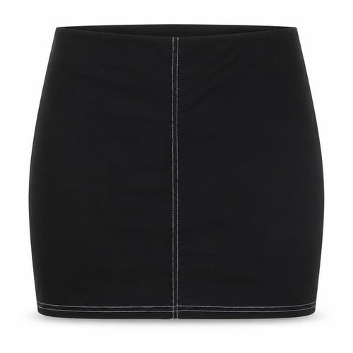 Nasty Gal Womens Black   A-Line Skirt Size 8