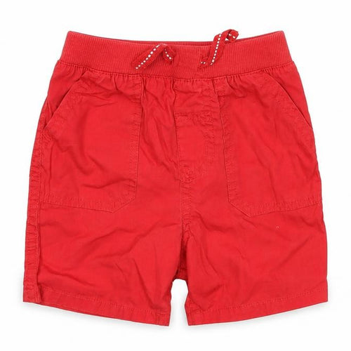 F&F Girls Red   Cargo Trousers Size 9-12 Months
