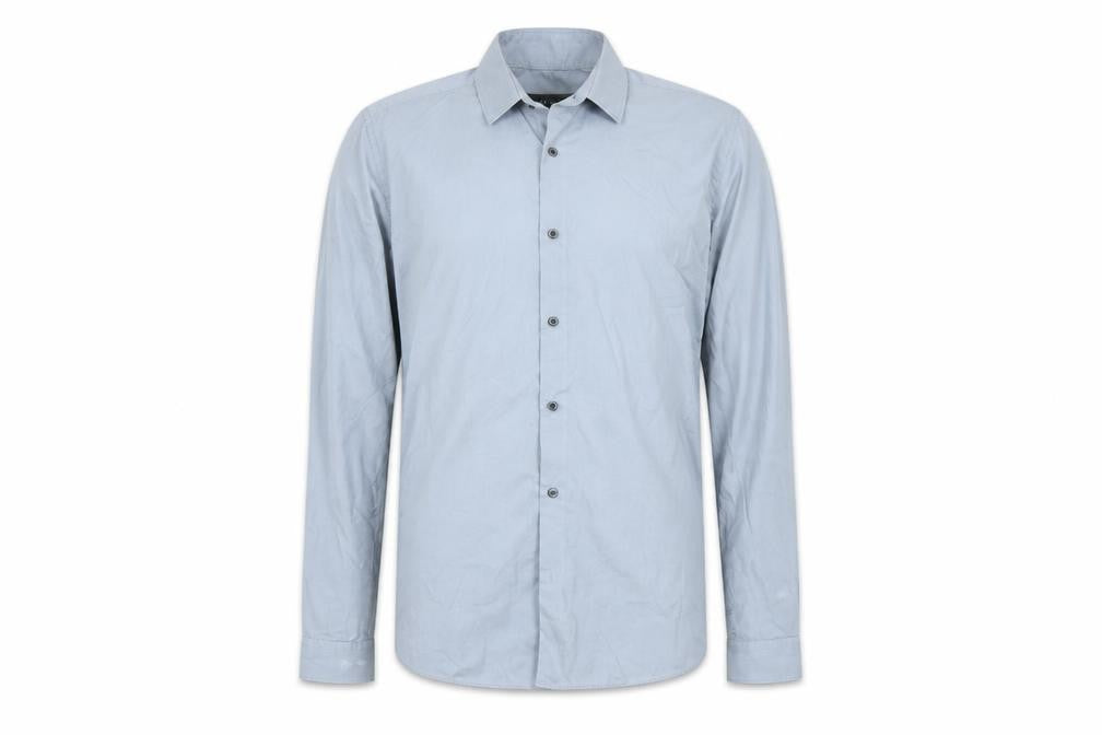Primark Mens Grey    Button-Up Size 15.5