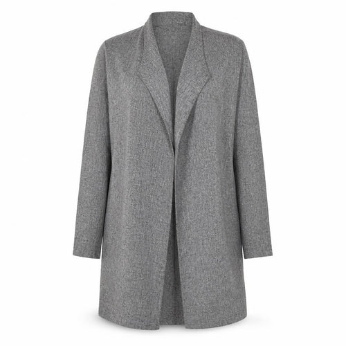Preworn Womens Grey Geometric  Cardigan Jumper Size L
