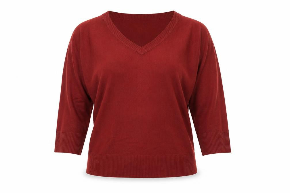 F&F Womens Red   Pullover Jumper Size 12
