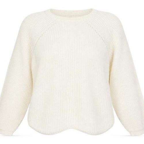 New Look Womens White   Pullover Jumper Size L