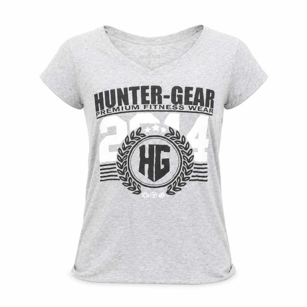 Hunter gear Womens Grey   Basic T-Shirt Size S