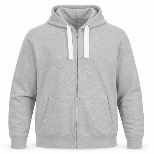 Ceader wood state Mens Grey   Full Zip Hoodie Size M