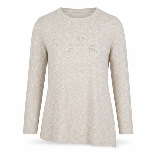 River Island Womens Beige   Basic T-Shirt Size 12  - Luxe