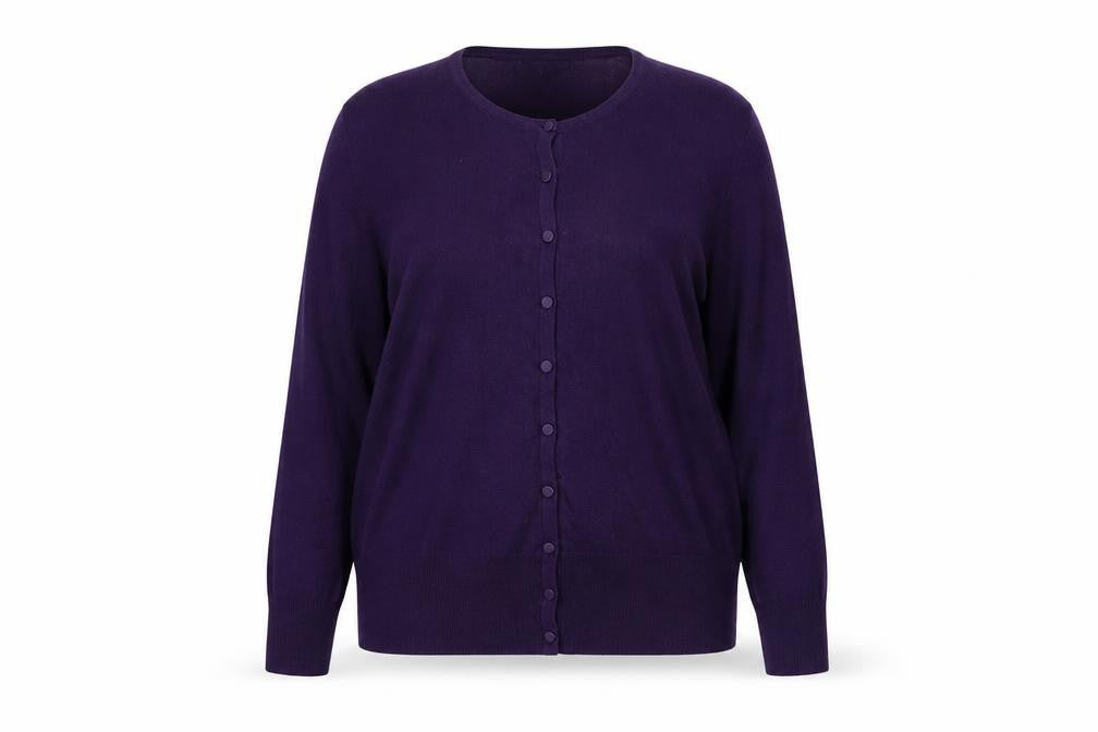 Marks and Spencer Womens Purple   Cape Jumper Size 16