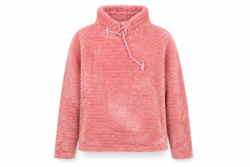 TU Womens Pink Gingham  Pullover Sweatshirt Size 8