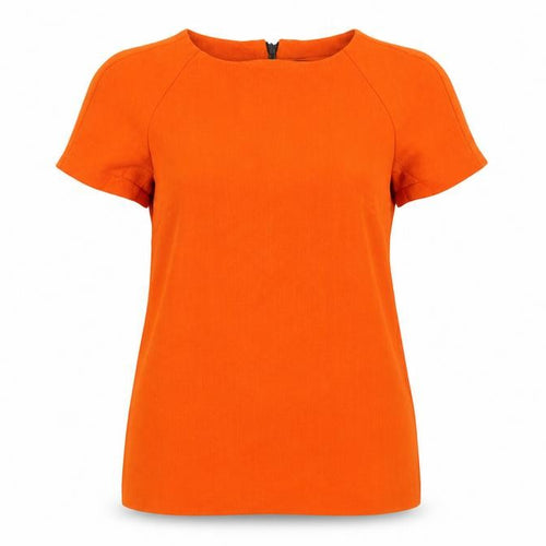 Topshop Womens Orange   Basic Blouse Size 8