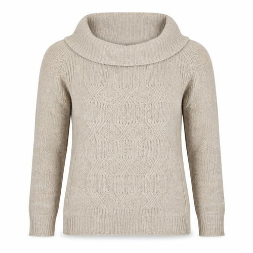 Pura Moda  Womens Beige   Pullover Jumper Size L