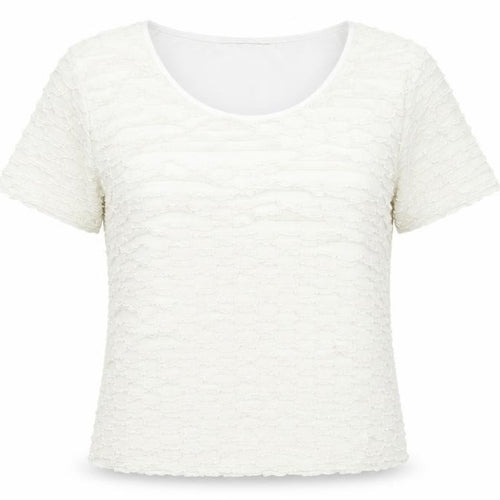 Preworn Womens Ivory   Basic T-Shirt Size M