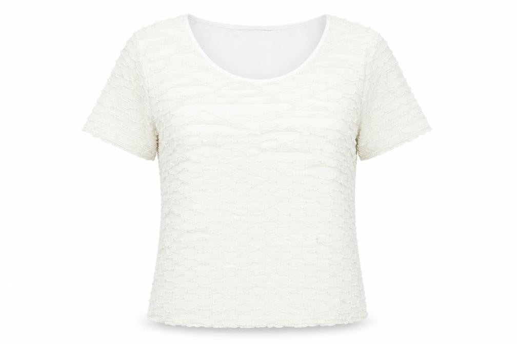 Preworn Womens Ivory   Basic T-Shirt Size M