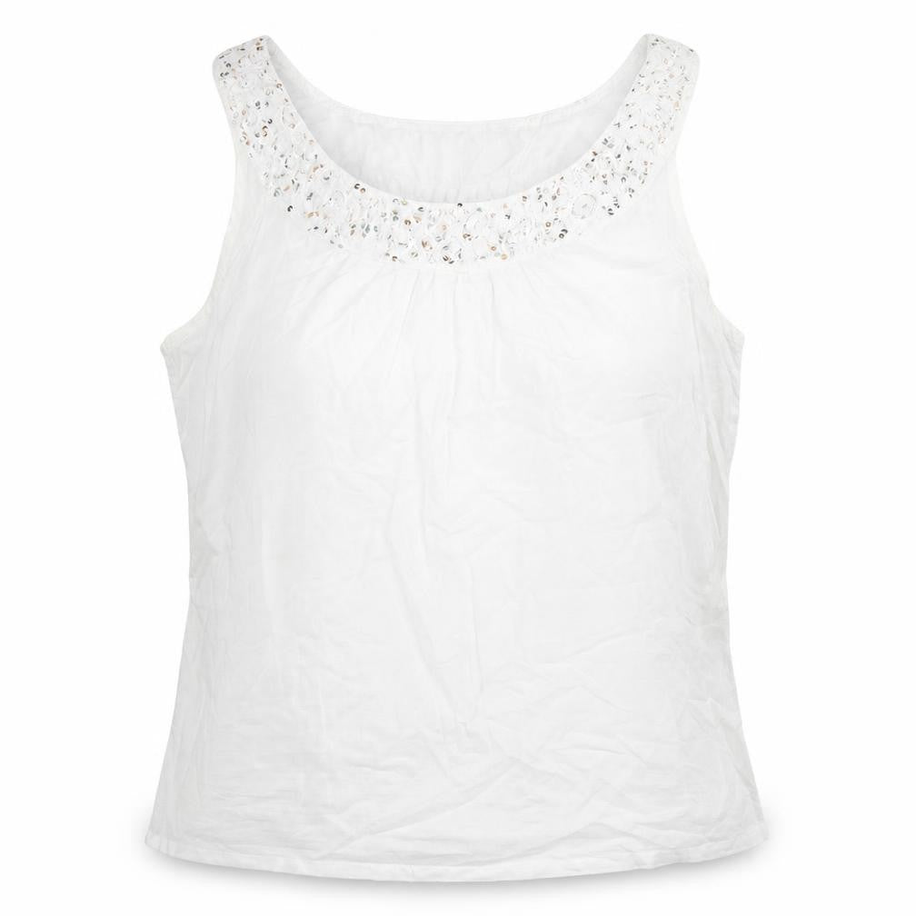 The Territory Ahead Womens White   Basic Tank Size M