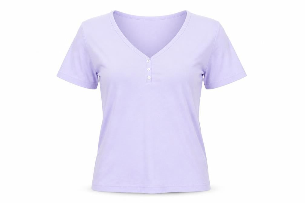 Classic  Womens Purple   Basic T-Shirt Size S