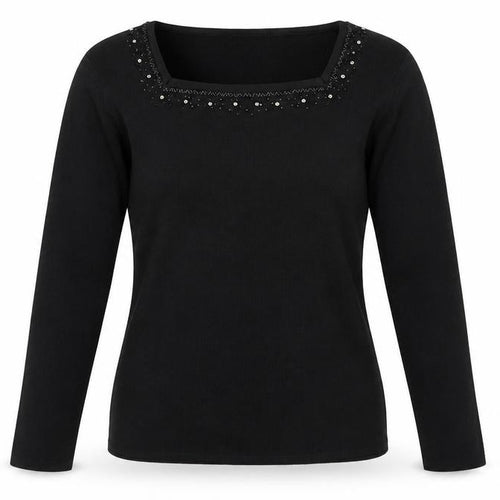 Ellie Louise Womens Black   Pullover Jumper Size M