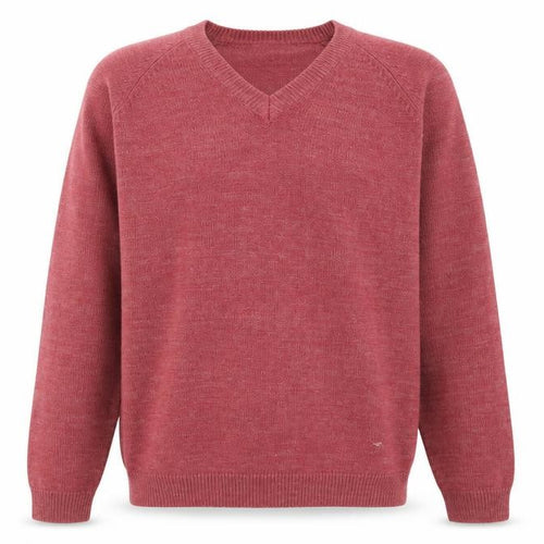 South Bay Mens Red  Knit Pullover Jumper Size M