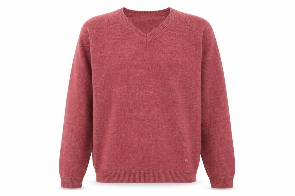 South Bay Mens Red  Knit Pullover Jumper Size M