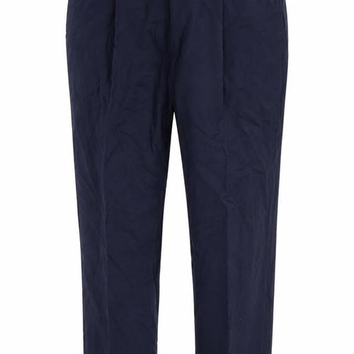 Essentials Mens Blue  Rayon Trousers   L29 in