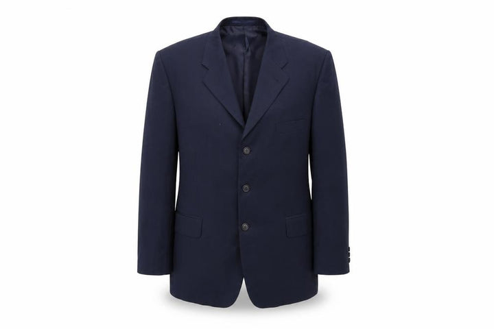 Essentials Mens Blue  Rayon Jacket Suit Jacket Size 44