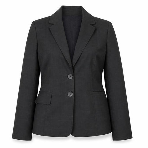 Autonomy Womens Grey Check Rayon Jacket Suit Jacket Size 14