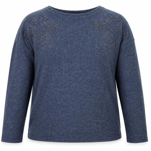 Nutmeg Womens Blue   Pullover Jumper Size 14