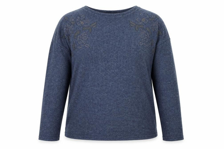 Nutmeg Womens Blue   Pullover Jumper Size 14