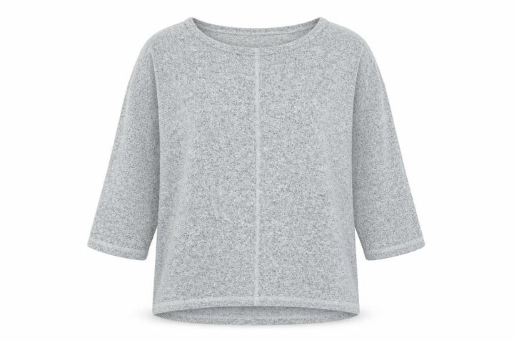 M&Co Womens Grey Basic T-Shirt Size 10