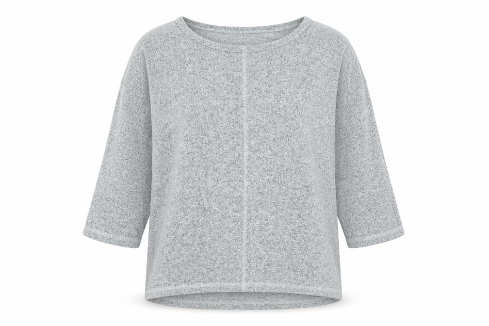 M&Co Womens Grey   Basic T-Shirt Size 10