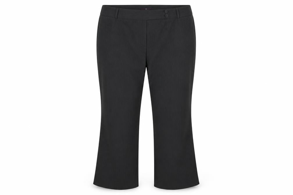 evie Womens Grey Striped  Trousers  Size 32 L25 in