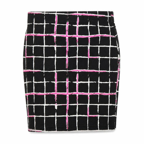 Select Womens Black Check Knit Straight & Pencil Skirt Size 6