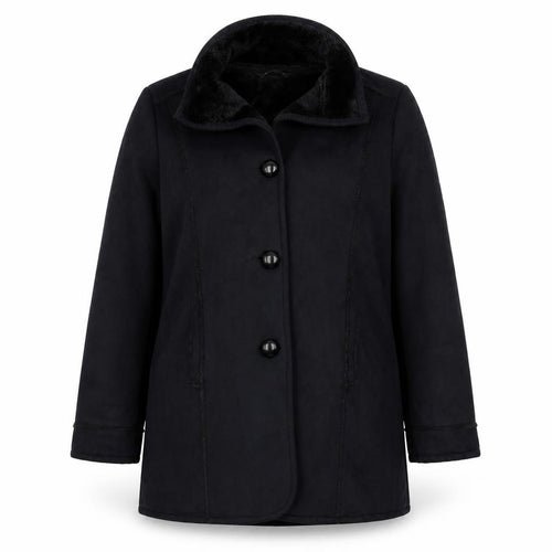 BM Womens Black   Jacket Coat Size 14