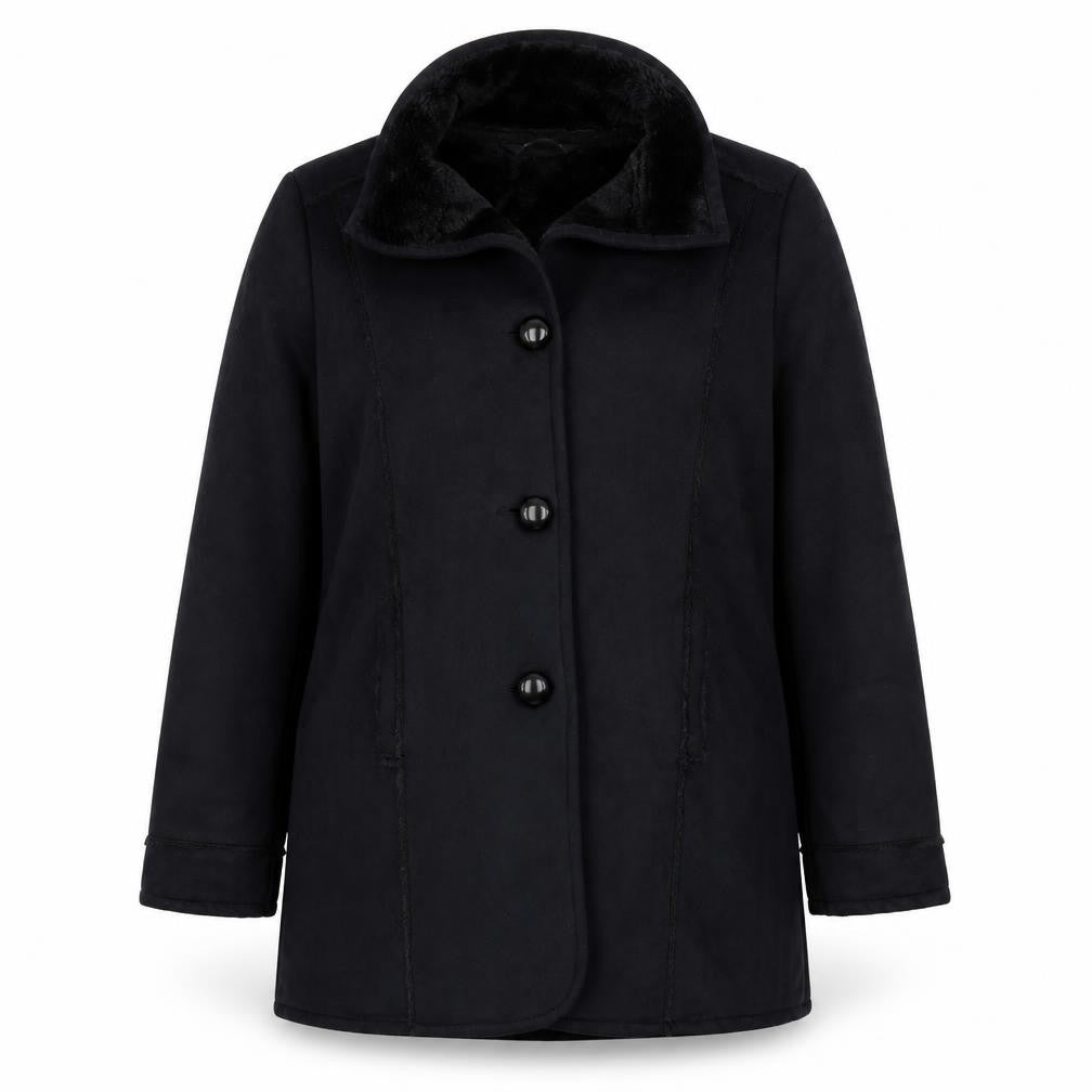 BM Womens Black   Jacket Coat Size 14