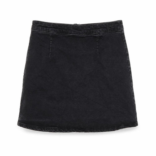 ASOS Womens Grey  Denim A-Line Skirt Size 10